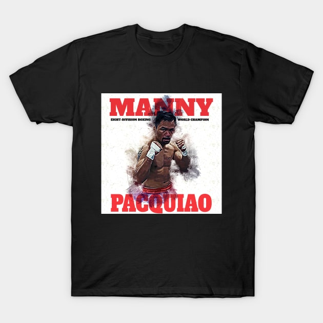 Manny Pacquiao Pac Man T-Shirt by mobilunik